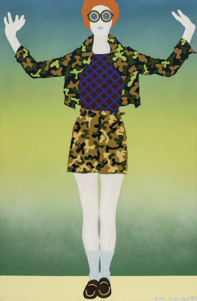 pop art women: Kiki Kogelnik, War Baby, 1972. © Kiki Kogelnik Foundation. Ro Gallery.
