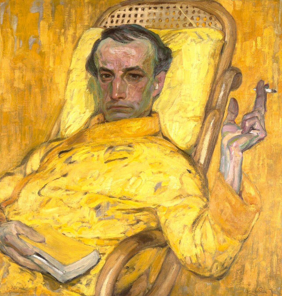 yellow paintings: František Kupka, The Yellow Scale, c. 1907, Museum of Fine Arts, Houston, TX, USA. Wikimedia Commons (public domain).
