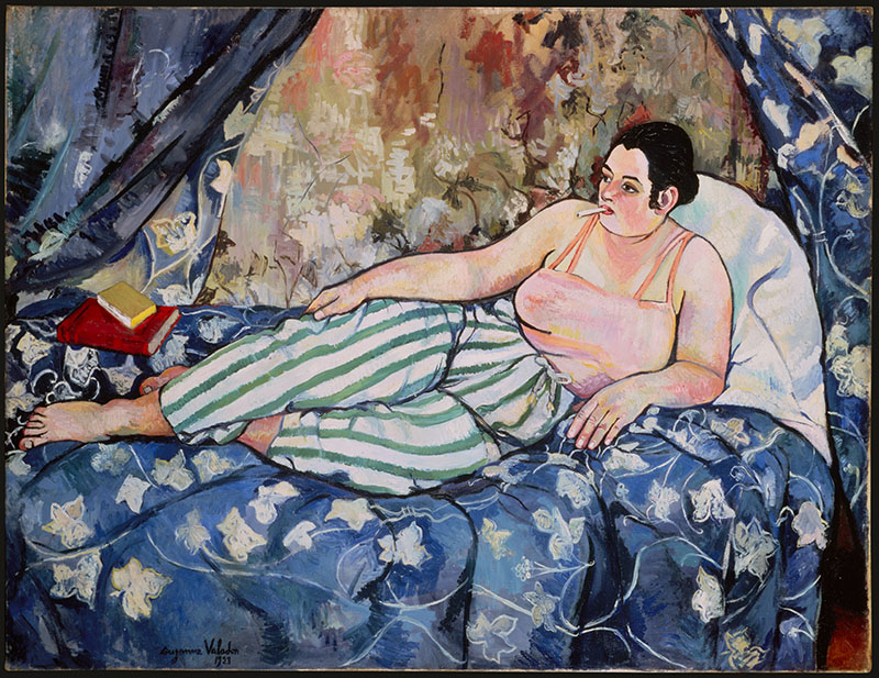self-taught artists: 10 Famous Self-Taught Artists: Suzanne Valadon, The Blue Room, 1923, Musée National d’Art Moderne, Centre Pompidou, Paris, France. Museum’s website.
