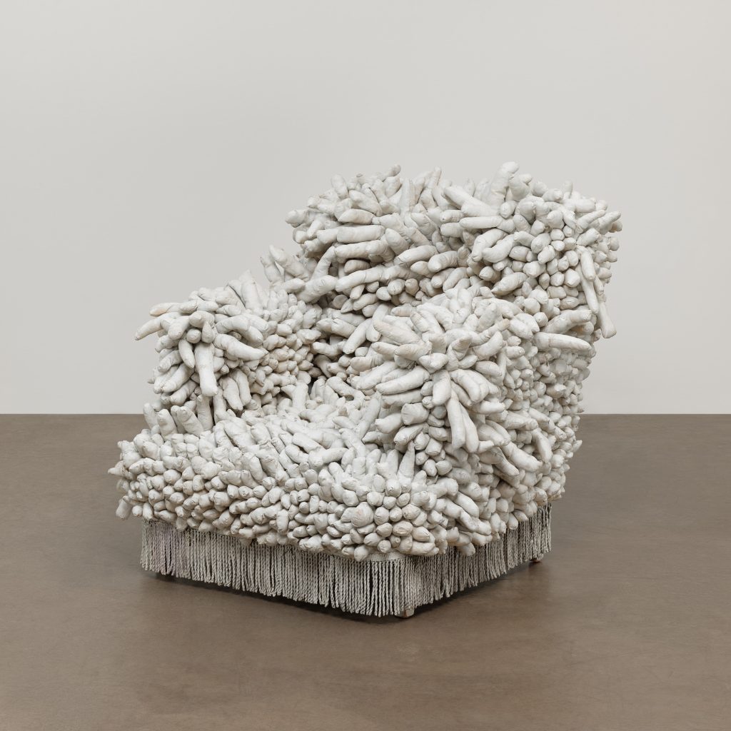 pop art women: Yayoi Kusama, Accumulation No. 1, 1962, Museum of Modern Art, New York City, NY, USA.
