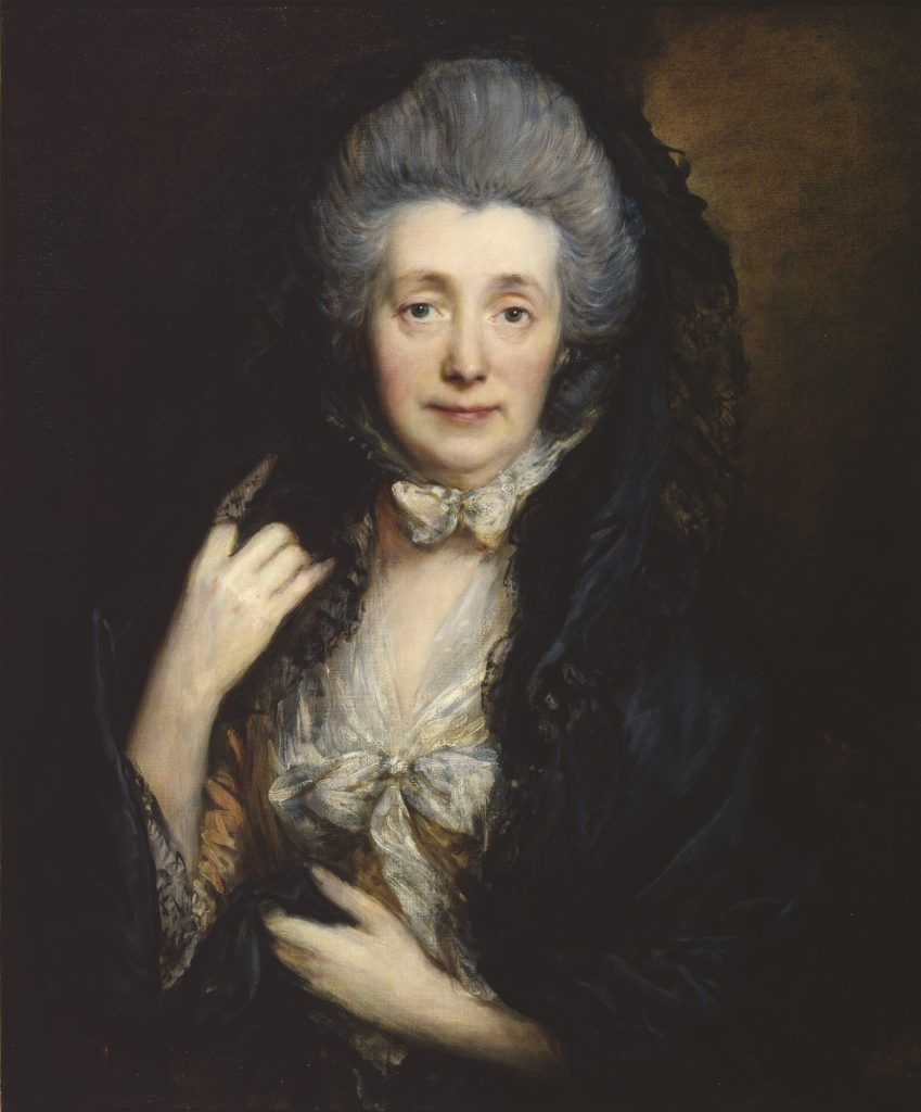 gainsborough fashion frick: Thomas Gainsborough, Portrait of Margaret Gainsborough, ca. 1778, The Courtauld, London © The Courtauld / Bridgeman Images.
