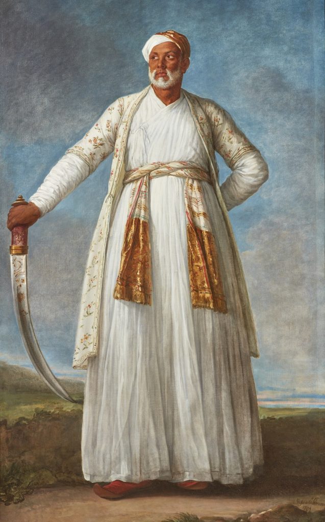Vigée Le Brun royal portraits: Élisabeth Vigée Le Brun, Portrait of Muhammad Dervish Khan, 1788, Islamic Arts Museum Malaysia, Kuala Lumpur, Malaysia.
