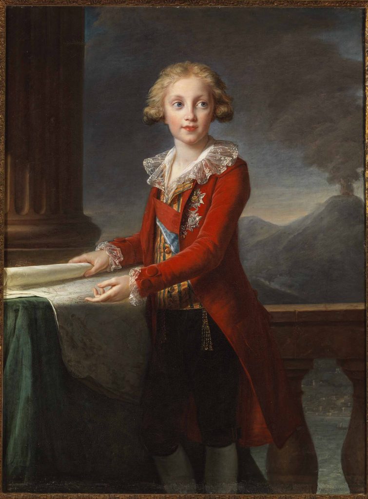 Vigée Le Brun royal portraits: Élisabeth Vigée Le Brun, Francesco I di Borbone, 1790, Museo di Capodimonte, Naples, Italy.
