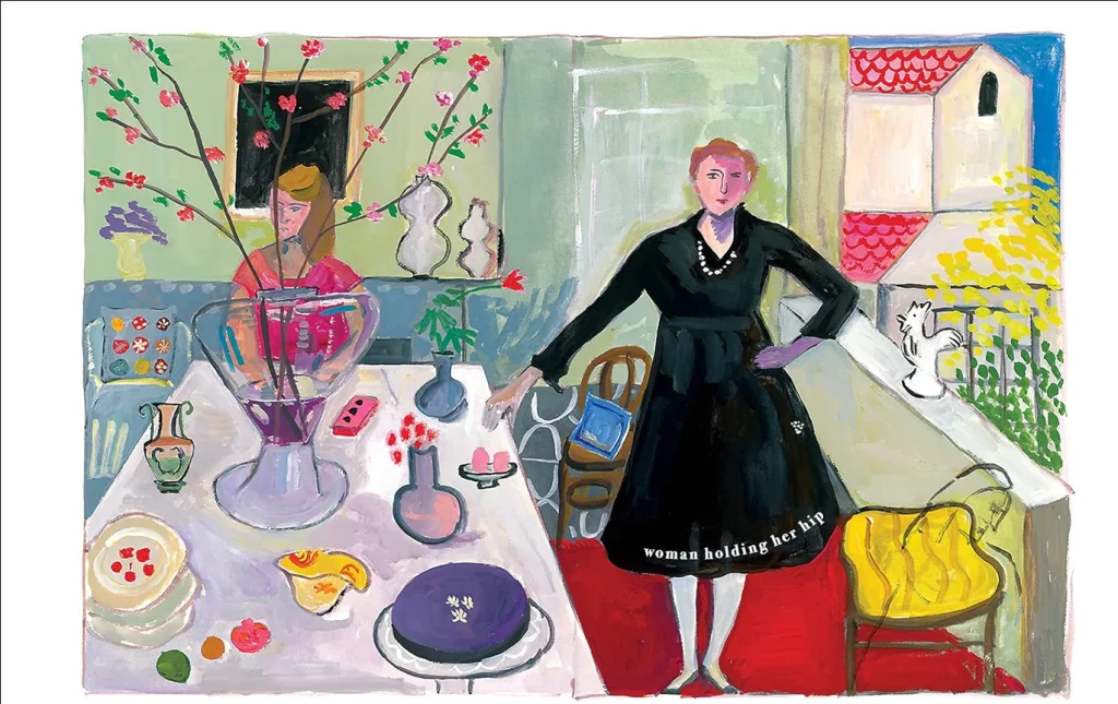 Maira Kalman: Maira Kalman, Illustration from Women Holding Things, 2022. The Clic.
