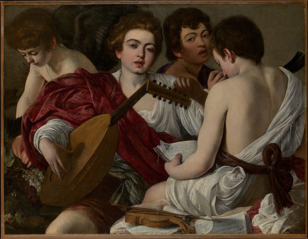 hidden gems at the met: Caravaggio, The Musicians, 1597, Metropolitan Museum of Art, New York City, NY, USA
