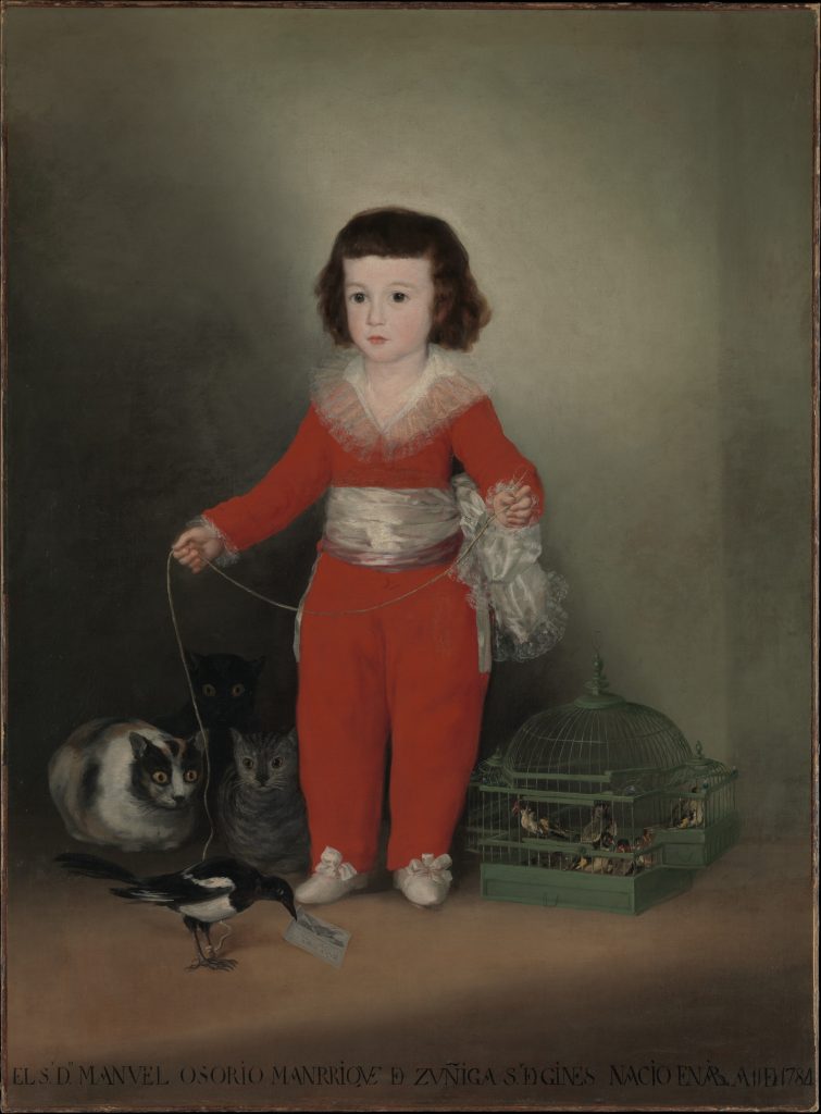 hidden gems at the met: Francisco Goya, Manuel Osorio Manrique de Zúñiga (1784–1792), 1787–1788, Metropolitan Museum of Art, New York City, NY, USA
