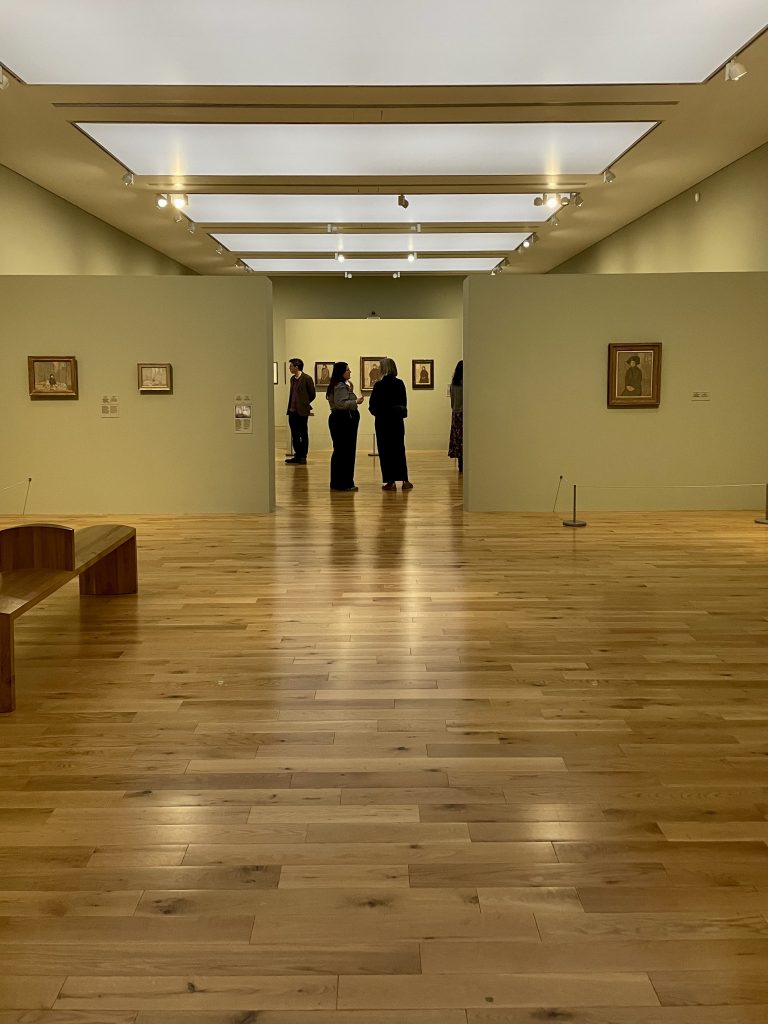 Gwen John Strange Beauties: Exhibition view of Gwen John: Strange Beauties, 2026, National Museum Cardiff, Cardiff, UK. Photograph by the author.
