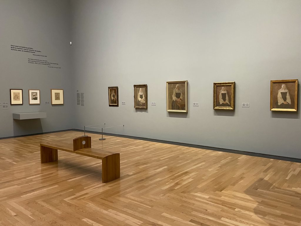Gwen John Strange Beauties: Exhibition view of Gwen John: Strange Beauties, 2026, National Museum Cardiff, Cardiff, UK.
