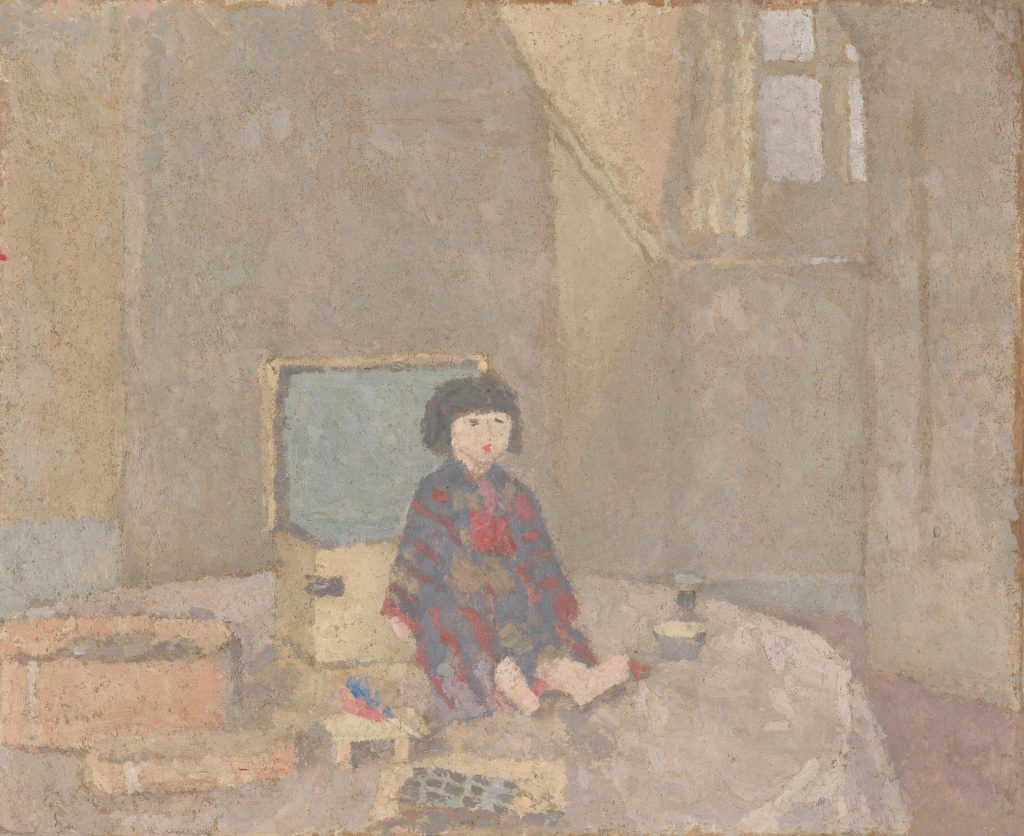 Gwen John Strange Beauties: Gwen John, The Japanese Doll, c. 1920, National Museum Cardiff, Cardiff. By permission of Amgueddfa Cymru—Museum Wales
