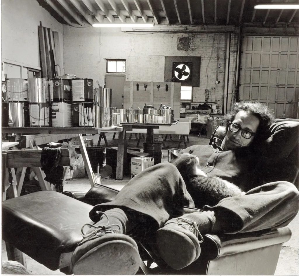 artists cats: Frank Stella with Marisol. Artsy.
