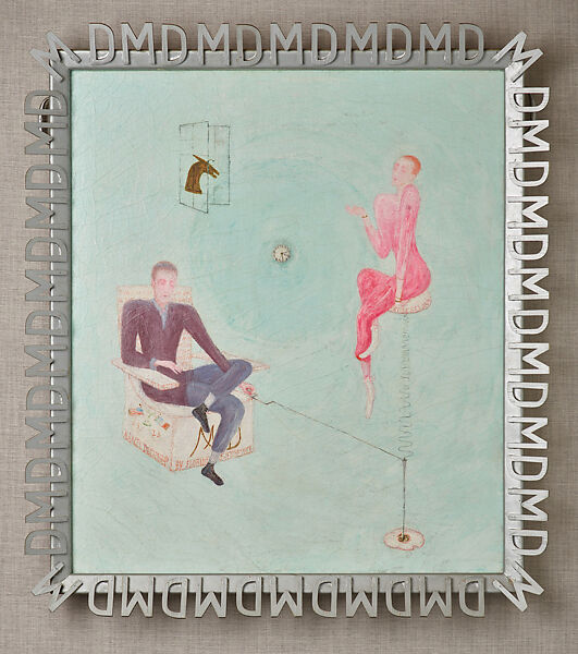 florine stettheimer's paintings: Florine Stettheimer, Portrait of Marcel Duchamp and Rrose Sélavy, 1923, Metropolitan Museum of Art, New York City, NY, USA.
