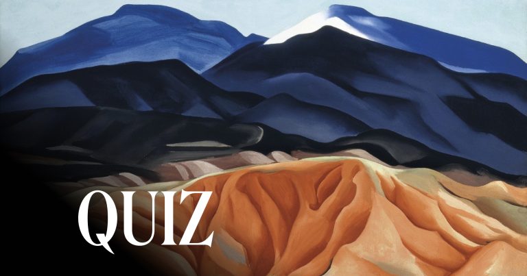 Black Mesa Landscape, New Mexico/Out Back of Marie’s II, 1930. Picturing The Americas. Detail.
