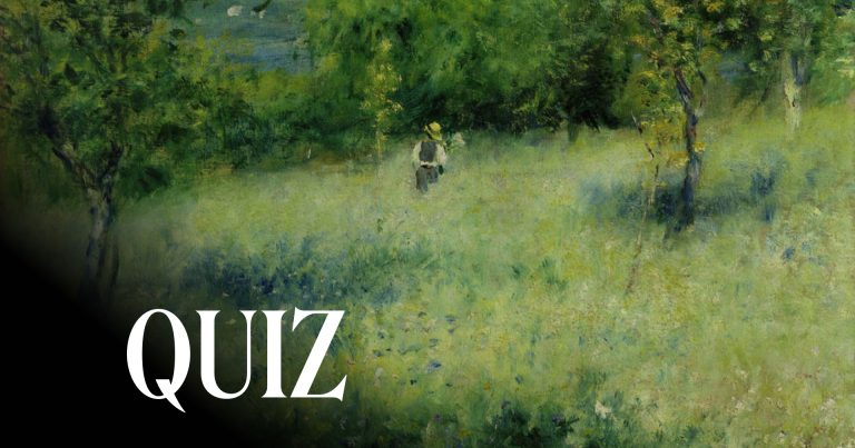 Spring, Chatou, c. 1873, Courtauld Gallery, London, UK. Detail.
