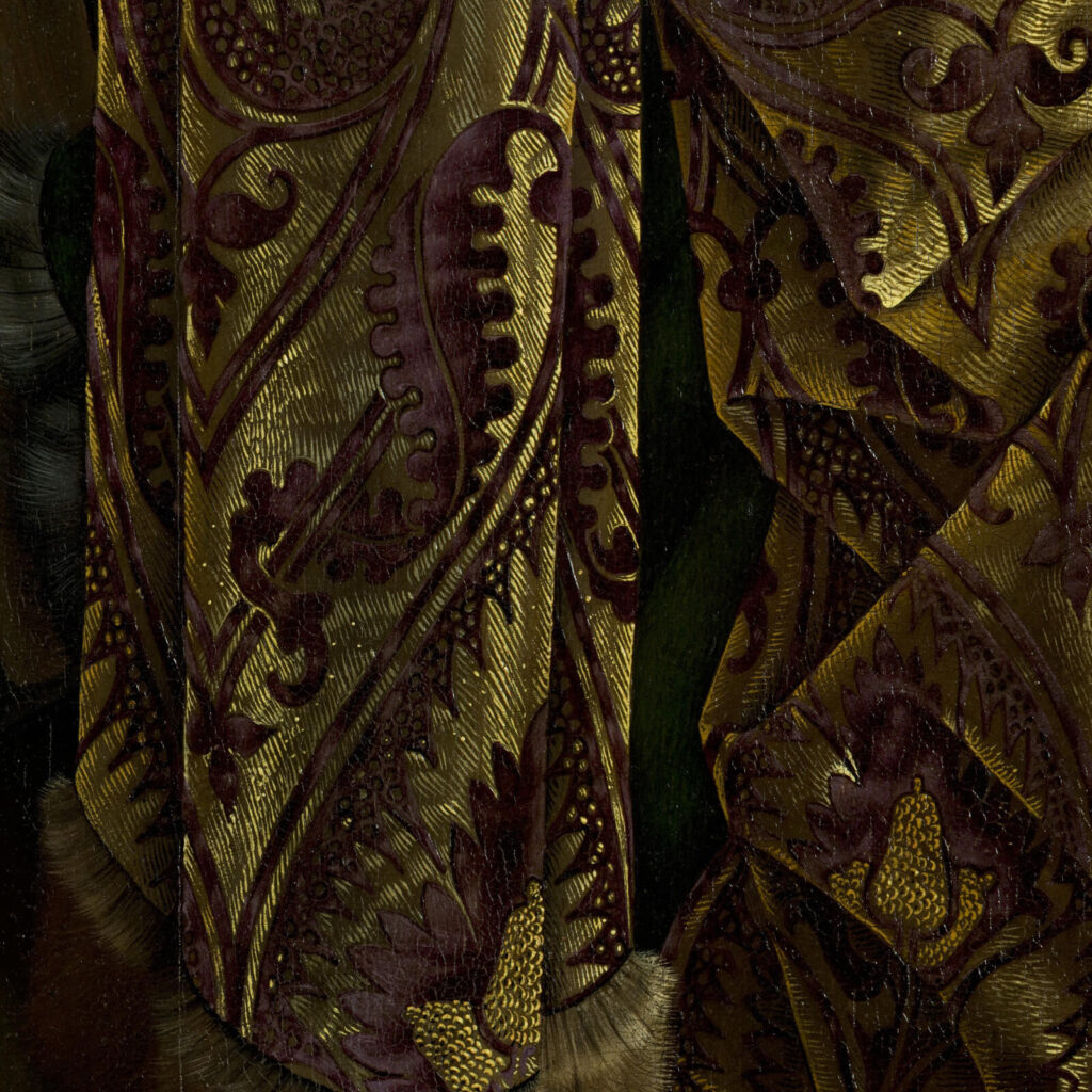 Rogier van der Weyden: Rogier van der Weyden, The Descent from the Cross, before 1443, Museo del Prado, Madrid, Spain. Detail.
