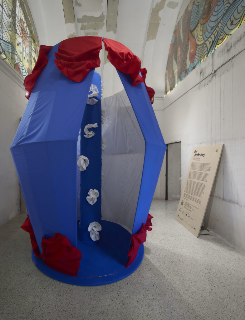 Malta Biennale: Ernestina Doku, The Echoes from Within, OmenaArt Foundation’s Pavilion at Malta Biennale 2026 in Old Armory in Birgu. Photograph by Maciej Jędrzejewski.
