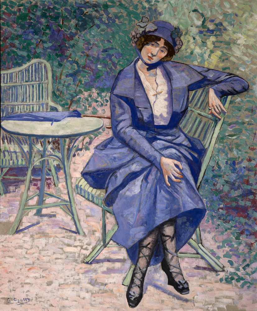 Georgette Agutte: Georgette Agutte, The Blue Dress, c. 1919, Museum of Grenoble, Grenoble, France. 
