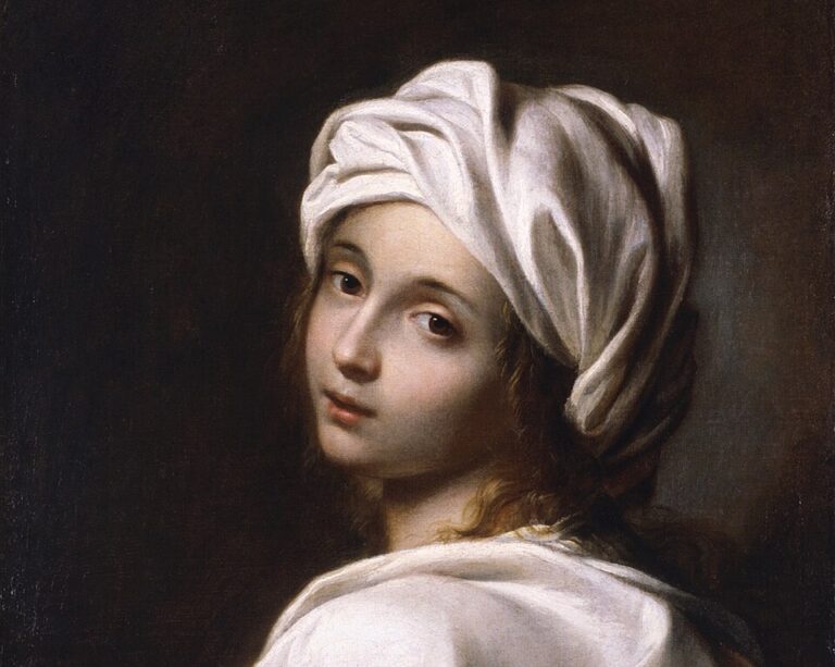 ginevra cantofoli: Ginevra Cantofoli (attributed), Woman with a Turban, ca. 1650, Palazzo Barberini, Rome, Italy. Detail.
