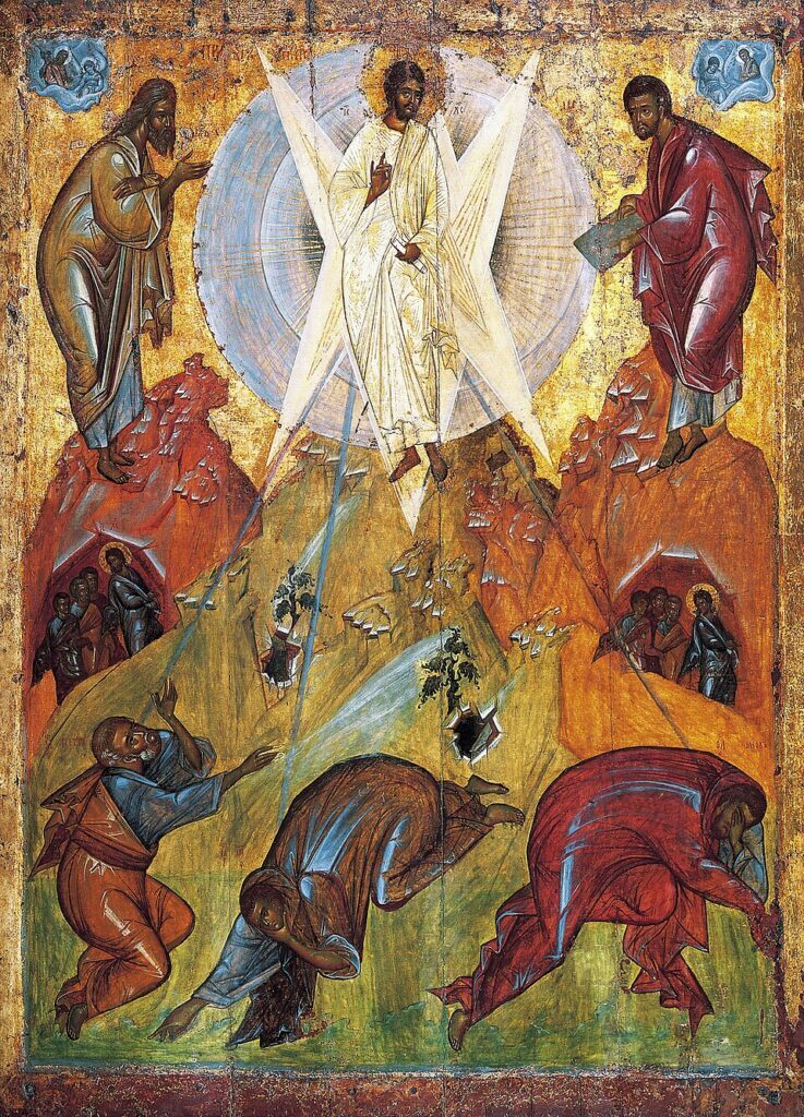Icons Guide: Theophanes the Greek, Transfiguration of Jesus, 15th century, Tretyakov Gallery, Moscow, Russia.
