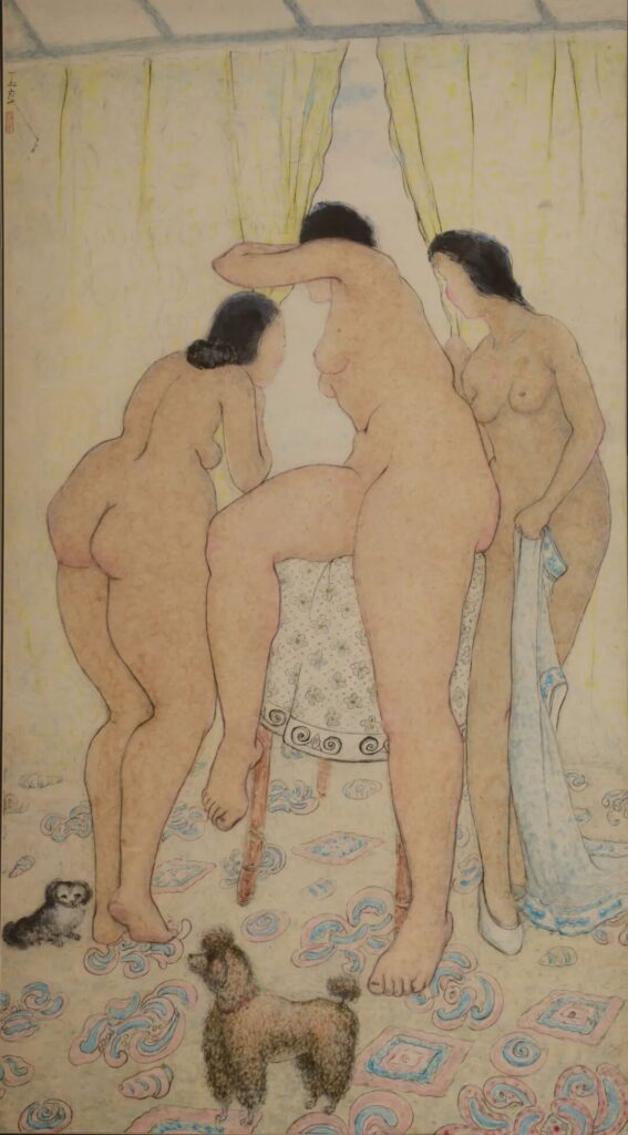 Pan Yuliang: Pan Yuliang, Curiosity, 1968, Anhui Museum, Hefei, China. Museum’s website.
