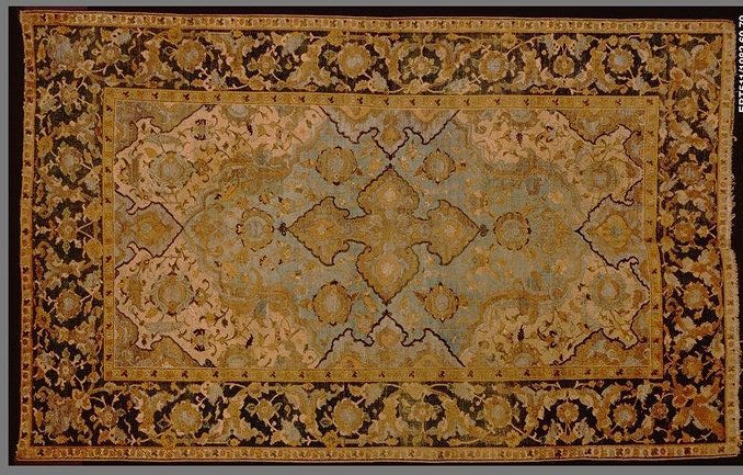Persian Rug: Persian rug, ca. 17th century, Metropolitan Museum of Art, New York City, NY, USA. Museum’s website.
