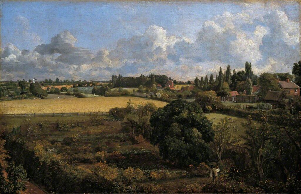 john constable: John Constable, Golding Constable’s Kitchen Garden, c. 1815, Christchurch Mansion, Ipswich, UK.
