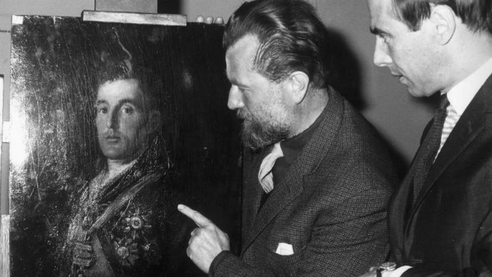 Duke of Wellington: Conservators at the National Gallery are inspecting the painting following its recovery. El Blog Insostenible.
