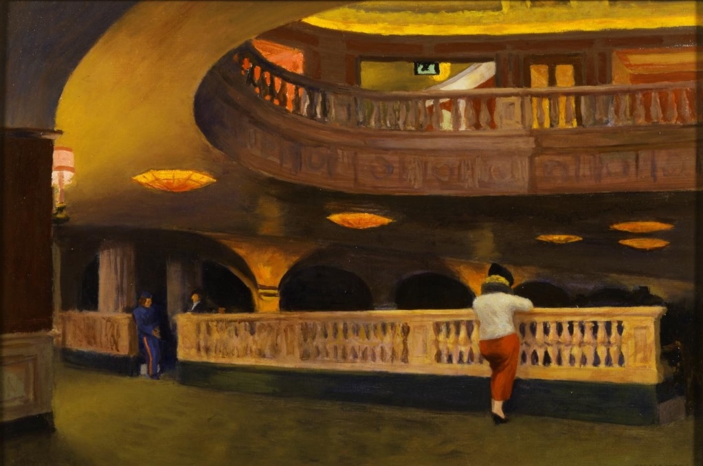 edward hopper cinema: Edward Hopper, The Sheridan Theater, 1937, The Newark Museum of Art, Newark, NJ, USA
