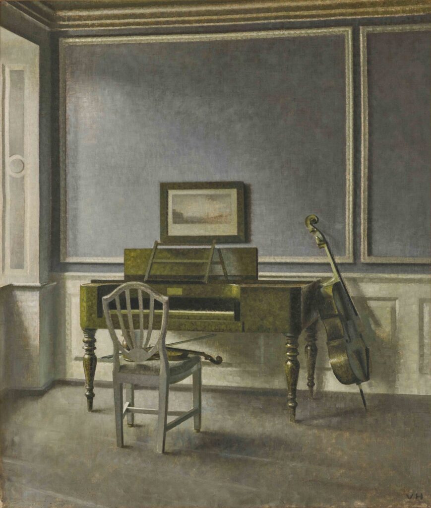 Vilhelm Hammershøi Painting as Poetry: Vilhelm Hammershøi, Interior. The Music Room, Strandgade 30, 1907, Art Institute of Chicago, Chicago, IL, USA.
