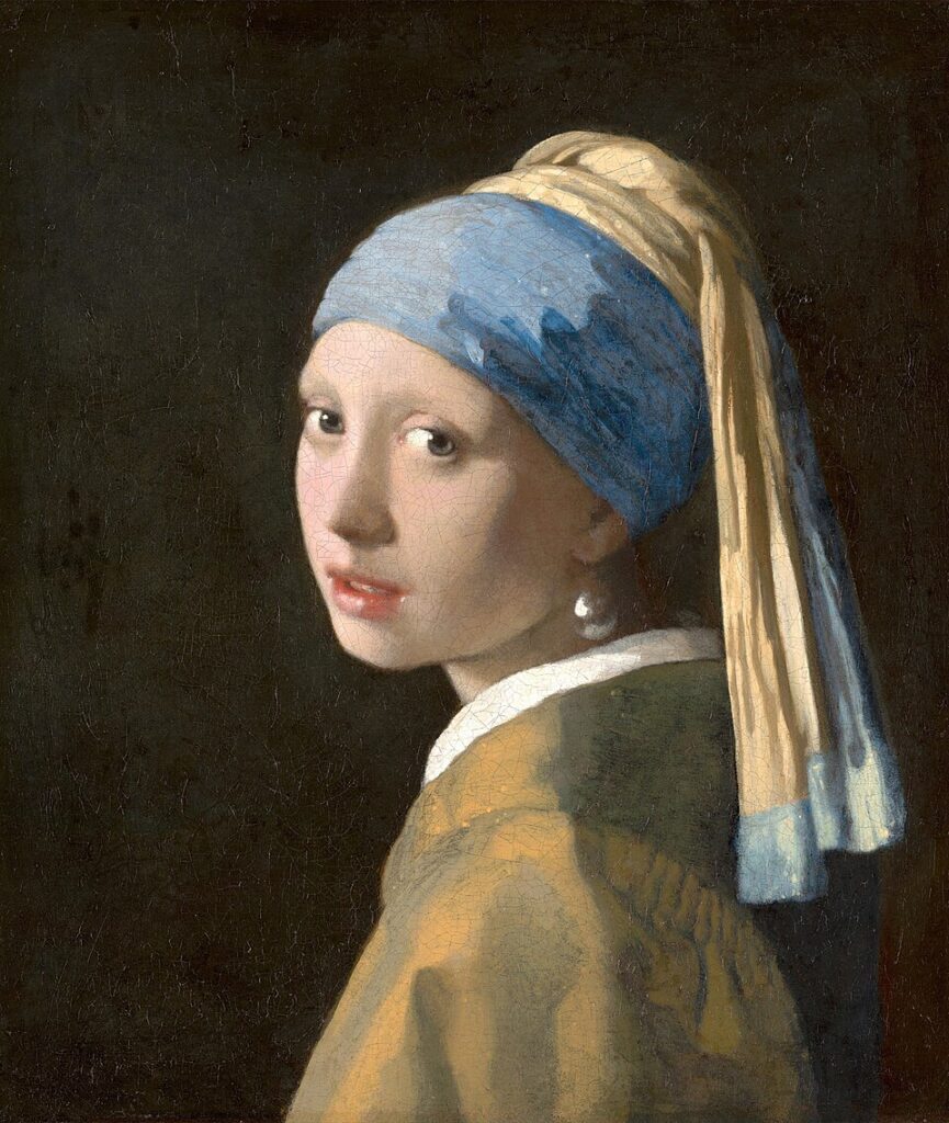 star wars paintings: Johannes Vermeer, Girl with a Pearl Earring, c. 1665, Mauritshuis, Hague, Netherlands.
