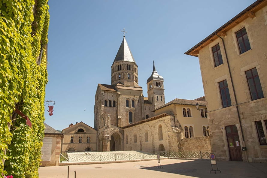 pilgrimage churches: Cluny Abbey, Cluny, France. Photograph by Alain Doire/BFC Tourisme. Burgundy Tourism.

