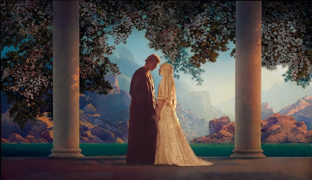 star wars paintings: Scadarts, The Naboo Wedding, 2025. Instagram Scadarts.
