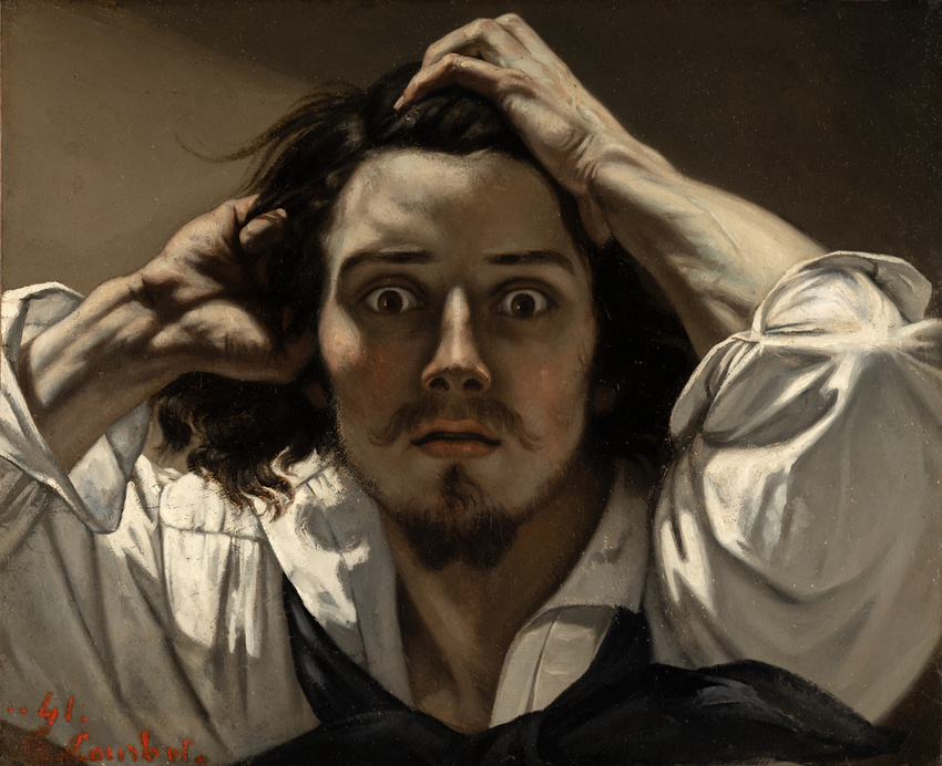 The Desperate Man: Gustave Courbet, The Desperate Man (Self-Portrait), c. 1844–1845, Musée d’Orsay, Paris, France. Museum’s website.
