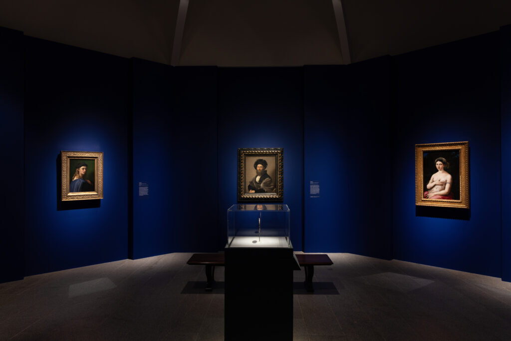 Raphael Sublime Poetry: Installation view of Raphael: Sublime Poetry, 2026, Metropolitan Museum of Art, New York City, NY, USA. Photograph by Eileen Travell, courtesy of the Metropolitan Museum of Art.
