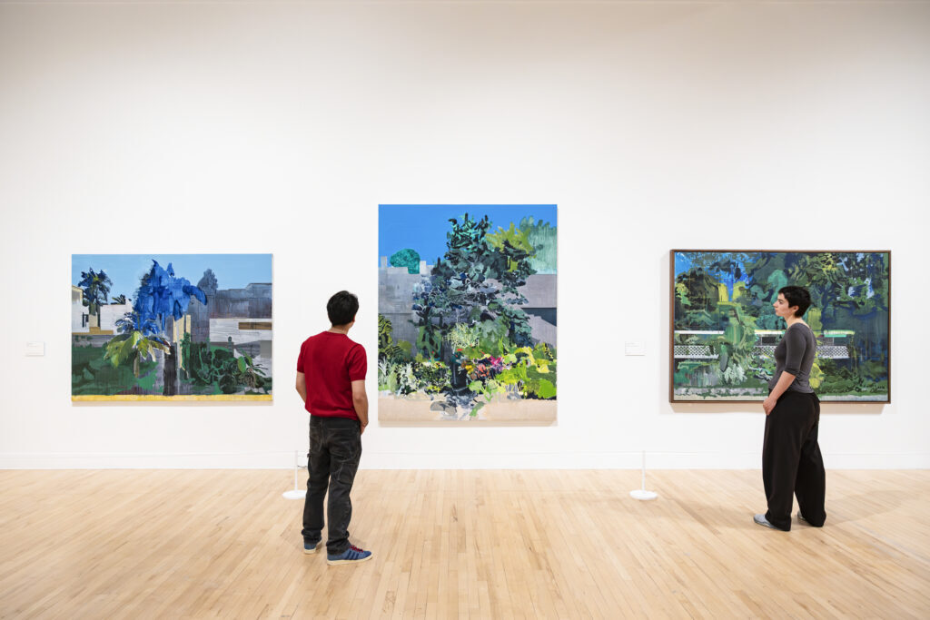 Hurvin Anderson: Installation view of Hurvin Anderson at Tate Britain, London, UK. Photo Tate Photography (Larina Annora Fernandez). Press materials.
