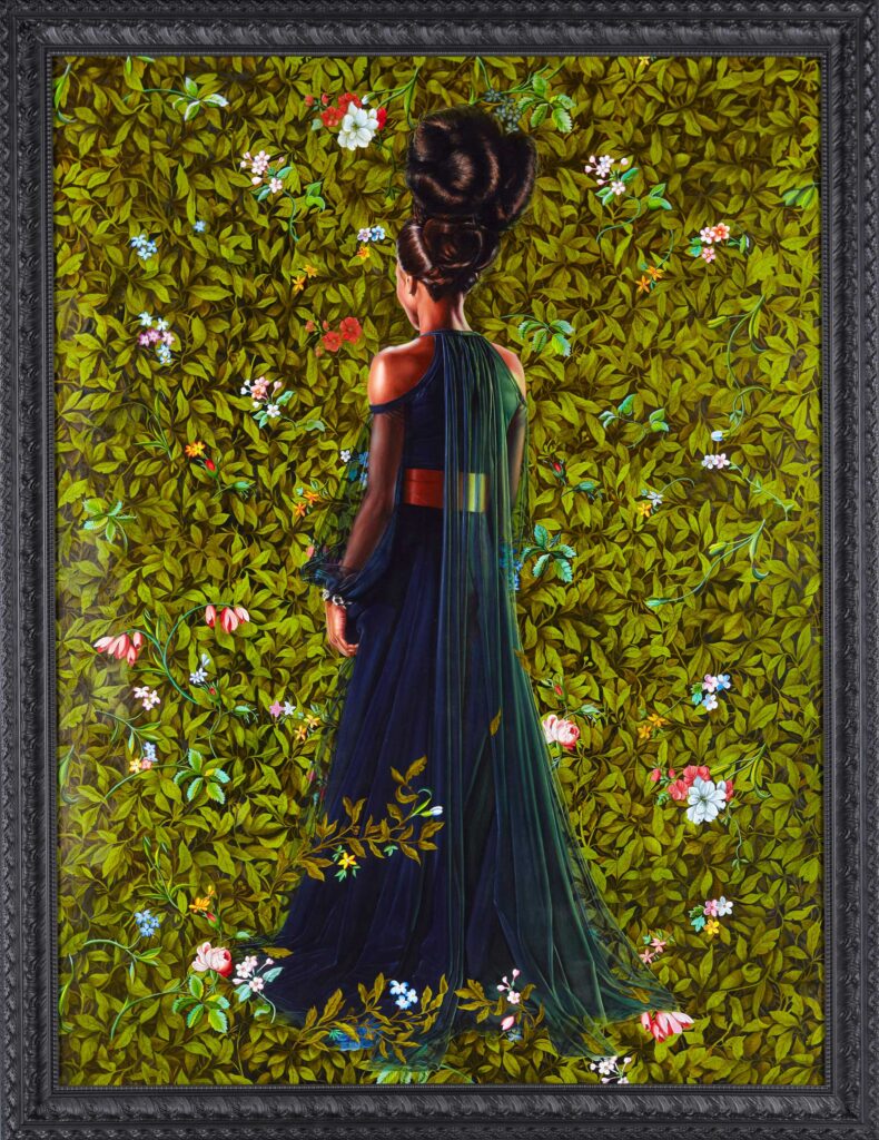 Dresses in art: Beautiful Dresses in Art: Kehinde Wiley, Princess Victoire of Saxe-Coburg-Gotha, 2012, private collection. Artist’s website.
