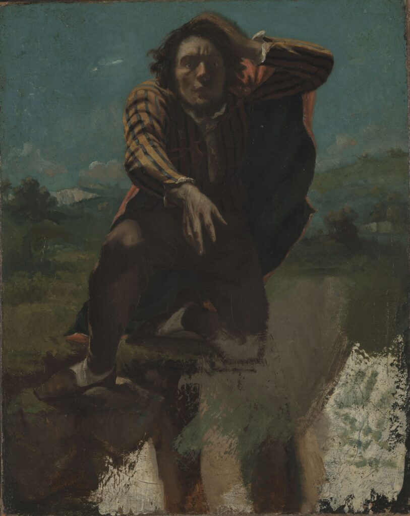 The Desperate Man: Gustave Courbet, The Man Mad with Fear, c. 1844, National Museum of Norway, Oslo, Norway. Museum’s website.
&nbsp;
