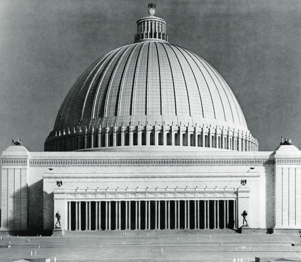 star wars propaganda art: Albert Speer, Model of the Volkshalle, 1939. ArchDaily.
