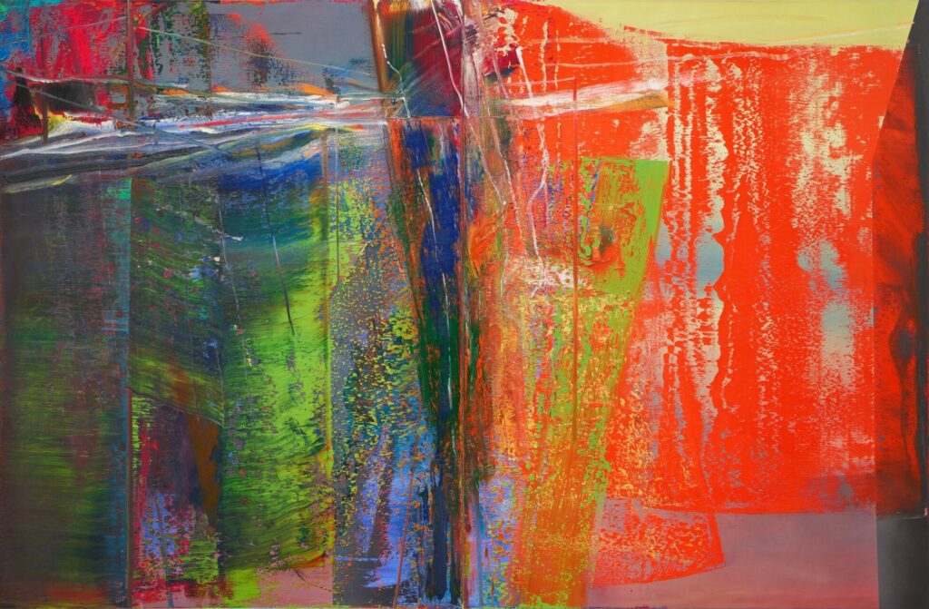 Gerhard Richter artworks: Gerhard Richter, Abstraktes Bild (596), 1986. Sotheby’s.
