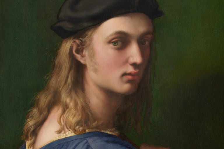 Raphael Sublime Poetry: Raphael, Portrait of Bindo Altoviti, ca. 1515–1516, National Gallery of Art, Washington, DC, USA. Detail.
