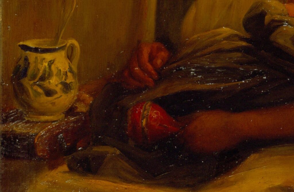Germán Gedovius: Germán Gedovius, La Tehuana, ca. 1917, Museo Nacional de Arte, Mexico City, Mexico. Detail.
