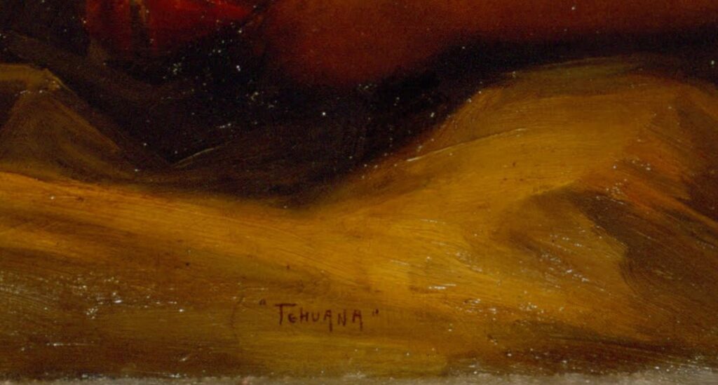Germán Gedovius: Germán Gedovius, La Tehuana, ca. 1917, Museo Nacional de Arte, Mexico City, Mexico. Detail.
