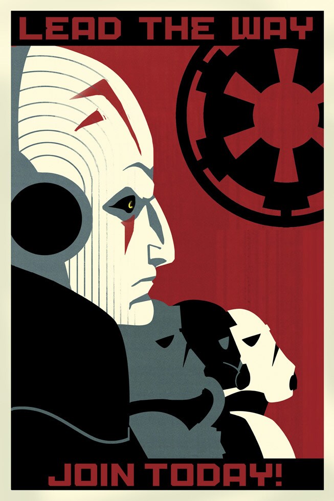 star wars propaganda art: Propaganda poster for the Galactic Empire from the Star Wars Rebels series. Star Wars.
