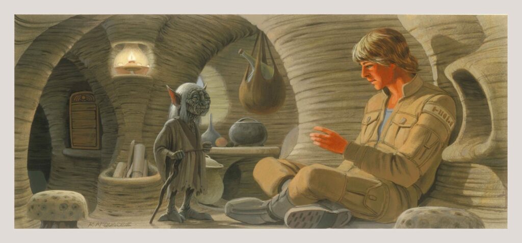 Ralph McQuarrie: Ralph McQuarrie, Illustration for Star Wars: Episode V—The Empire Strikes Back (1980). Star Wars.
