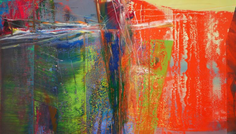 Gerhard Richter artworks: Gerhard Richter, Abstraktes Bild (596), 1986. Sotheby’s. 
