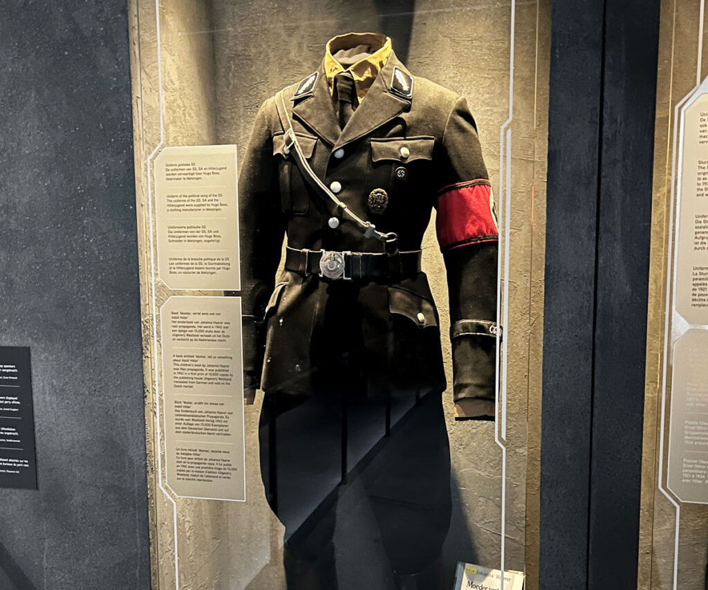 star wars propaganda art: SS uniform designed by Hugo Boss, Nationaal Militair Museum, Amersfoort, Netherlands. Museum’s website.
