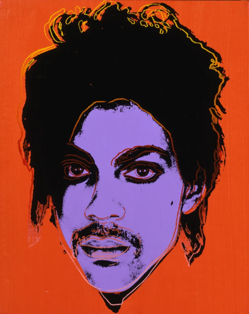 Andy Warhol Artworks: Andy Warhol in 10 Artworks: Andy Warhol, Prince, 1984; based on a photograph by Lynn Goldsmith. The Andy Warhol Foundation for the Visual Arts, Inc./Licensed by Artists Rights Society (ARS), New York. The New York Times.
