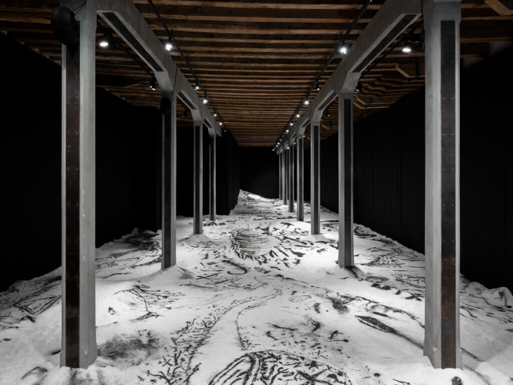 2026 venice biennale: Matías Duville, Monitor Yin Yang, 2026, Venice Biennale, Venice, Italy. Photo Giacomo Bianco. Press materials.
