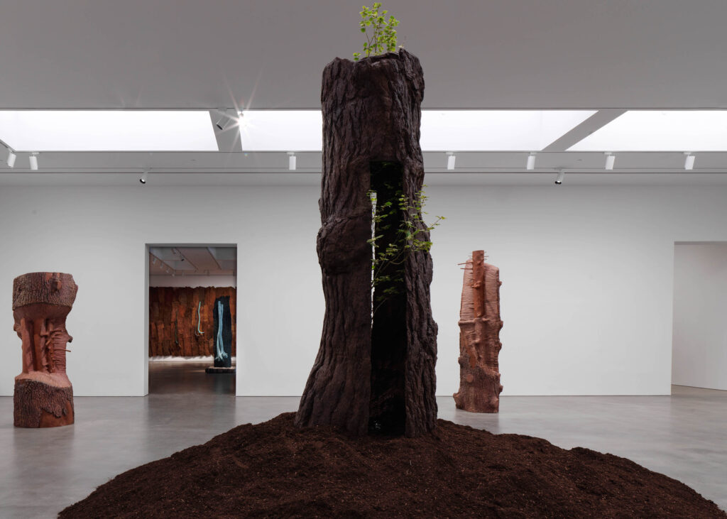 new york art week: Giuseppe Penone, A Year of Bronze–Larch, 2024 / Giuseppe Penone/2026 Artists Rights Society (ARS), New York/ADAGP, Paris. Photo: Maris Hutchinson (Gagosian).
