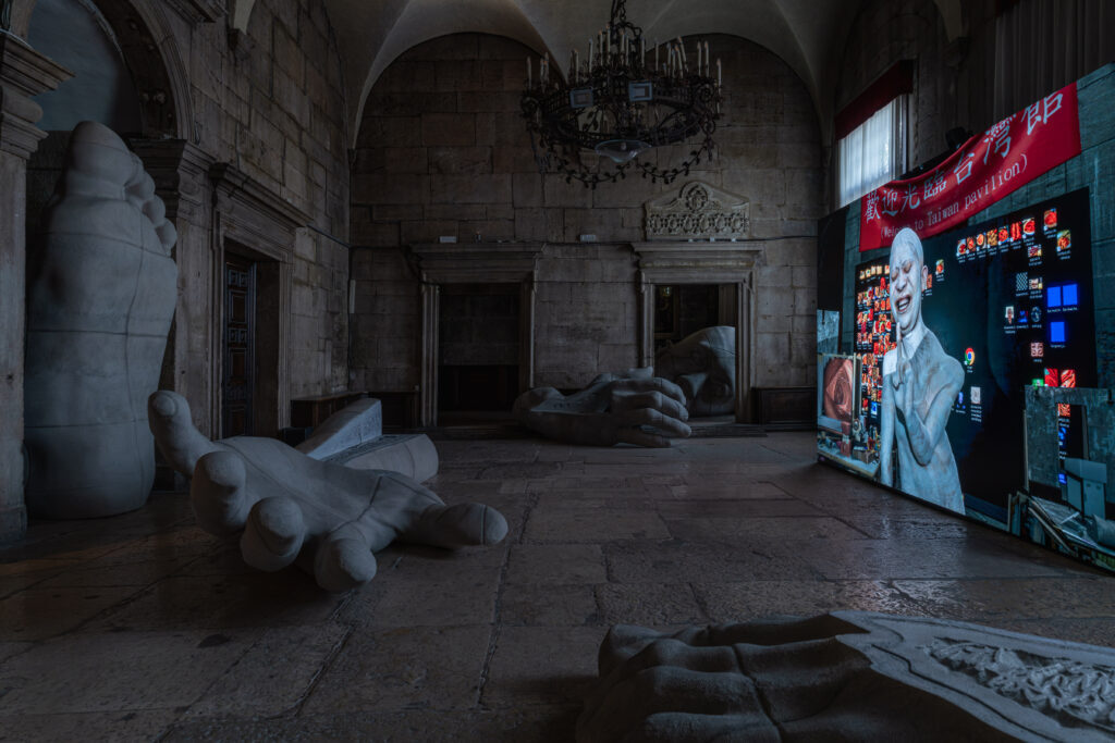 2026 venice biennale: Li Yi-Fan, Screen Melancholy, 2026, Palazzo delle Prigioni, Venice. © Li Yi-Fan. Courtesy of the artist and TFAM of Taiwan Collateral Event 2026. Press materials.

