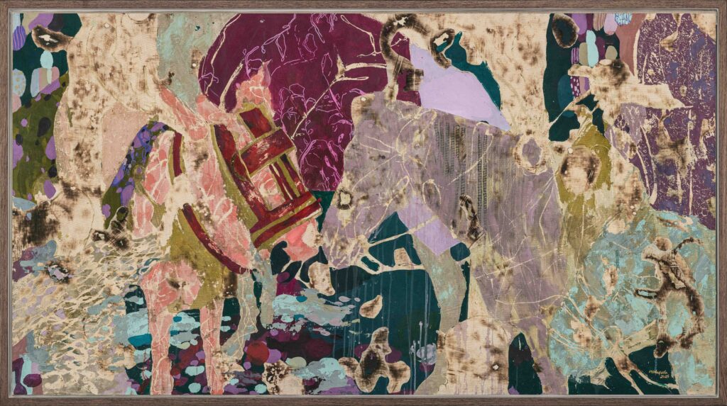 top charity art 2026: Modupeola Fadugba, The Kiss, 2025. TOP CHARITY Art 2026 press materials.
